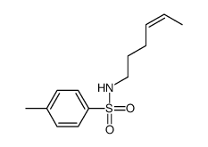 N-(4Z)-4-己烯-1-基-4-甲基苯磺酰胺 结构式