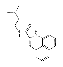 1H-Perimidine-2-carboxamide, N-[2-(dimethylamino)ethyl]- 结构式