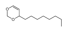 4-辛基-4H-1,3-二氧六环 结构式