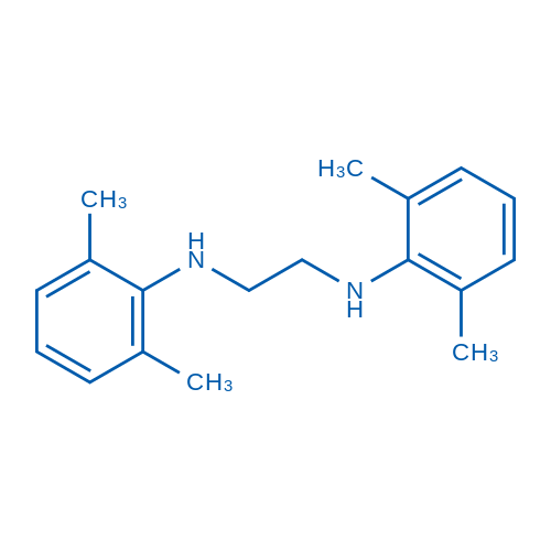 N,N'-双(2,6-二甲基苯基)-1,2-乙二胺 结构式