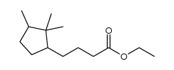 2,2,3-三甲基环戊烷丁酸乙酯 结构式