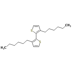 3,3'-二己基-2,2'-并噻吩 结构式