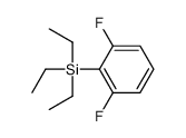 2,6-二氟苯基三乙基硅烷 结构式