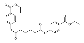 己二酸双(4-乙氧羰基苯基)酯 结构式