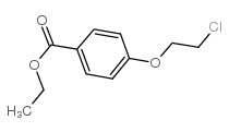 4-(2-氯乙氧基)苯甲酸乙酯 结构式