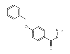 4-苄氧基苯甲酰肼 结构式