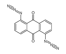 1,5-二叠氮基-9,10-蒽二酮 结构式
