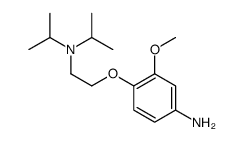 4-(2-(二异丙基氨基)乙氧基)-3-甲氧基苯胺 结构式