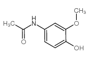 3-甲氧基乙酰氨基酚 结构式