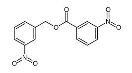 Benzenemethanol, 3-nitro-, 1-(3-nitrobenzoate) 结构式