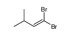 1,1-二溴-3-甲基-1-丁烯 结构式