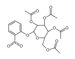 2'-NITROPHENYL TETRA-O-ACETYL-BETA-D-GLUCOPYRANOSIDE 结构式