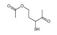 3-巯基-4-氧代戊基乙酸酯 结构式