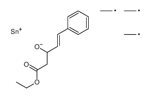 4-Pentenoic acid, 5-phenyl-3-[(triethylstannyl)oxy]-, ethyl ester 结构式