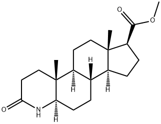 甲基4-氮-5-ALPHA-雄甾-3-酮-17-BETA-羧酸甲酯 结构式