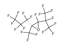 Oxirane, 2-fluoro-3-(1,1,2,2,3,3,3-heptafluoropropyl)-2-[1,2,2,2-tetrafluoro-1-(trifluoromethyl)ethyl]-3-(trifluoromethyl)- 结构式