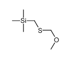 Silane, [[(methoxymethyl)thio]methyl]trimethyl- 结构式