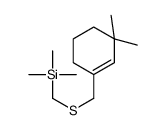 Cyclohexene, 3,3-dimethyl-1-[[[(trimethylsilyl)methyl]thio]methyl]- 结构式