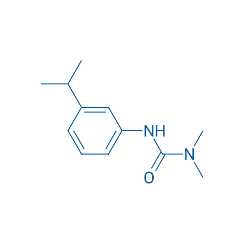 3-(3-异丙基苯基)-1,1-二甲基脲 结构式