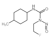N-(2-Fluoroethyl)-N'-(4-methylcyclohexyl)-N-nitrosourea 结构式
