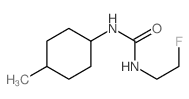 N-(2-氟乙基)-N'-(4-甲基环己基)脲 结构式