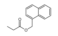 1-萘甲醇-1-丙酸酯 结构式