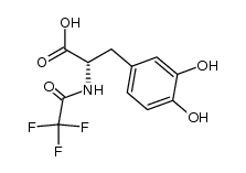 3-羟基-N-(2,2,2-三氟乙酰基)-L-酪氨酸 结构式