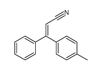 2-Propenenitrile, 3-(4-methylphenyl)-3-phenyl- 结构式