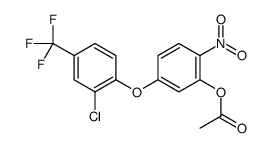 5-[2-氯-4-(三氟甲基)苯氧基]-2-硝基苯基乙酸酯 结构式
