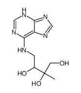 1,2,3-Butanetriol, 2-methyl-4-(9H-purin-6-ylamino)- 结构式