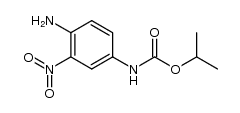 4-氨基-3-硝基苯基氨基甲酸异丙酯 结构式