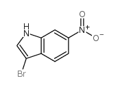3-溴-6-硝基-1H-吲哚 结构式