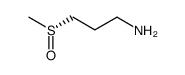 1-Propanamine, 3-(methylsulfinyl)-, (R)- (9CI) 结构式