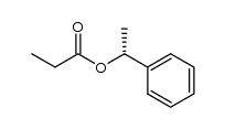 (R)-1-苯乙基丙酸酯 结构式