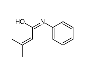 2-Butenamide, 3-methyl-N-(2-methylphenyl)- 结构式