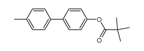 Propanoic acid, 2,2-dimethyl-, 4'-methyl[1,1'-biphenyl]-4-yl ester 结构式