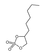 4-己基-1,3,2-二氧硫杂环戊烷2,2-二氧化物 结构式
