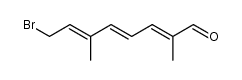 8-溴-2,6-甲基-2,4,6-辛三烯醛,(E,E,E)- 结构式