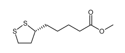 (3R)-1,2-二硫戊环-3-戊酸甲酯 结构式