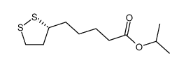 1,2-Dithiolane-3-pentanoic acid, 1-methylethyl ester, (R)- (9CI) 结构式