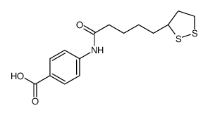 lipoyl-4-aminobenzoic acid 结构式