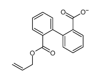[1,1'-Biphenyl]-2,2'-dicarboxylic acid, mono-2-propenyl ester 结构式
