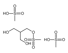 2-[[(甲磺酰基)氧基]甲基]-1,3-丙二醇 1,3-二甲磺酸酯 结构式