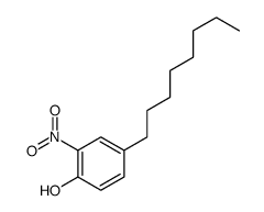 2-硝基-4-辛基苯酚 结构式