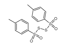 双(对甲苯磺酰基)二硫化物 结构式