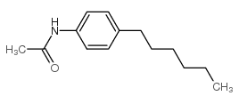 N-(4-己基苯基)乙酰胺 结构式
