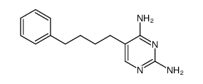 5-(4-苯基丁基)-2,4-嘧啶二胺 结构式