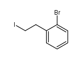 1-溴-2-(2-碘乙基)苯 结构式