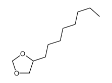 4-辛基-1,3-二氧戊环 结构式