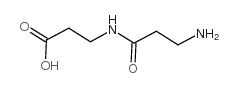 N-Β-丙氨酰-Β-丙氨酸 结构式